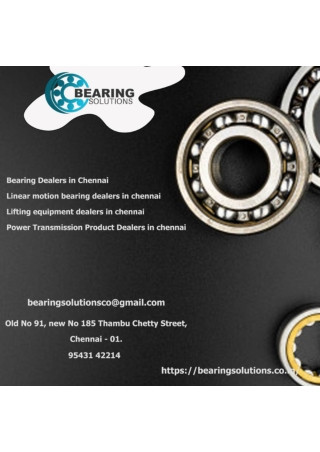 No1 Bearing Dealers in Chennai