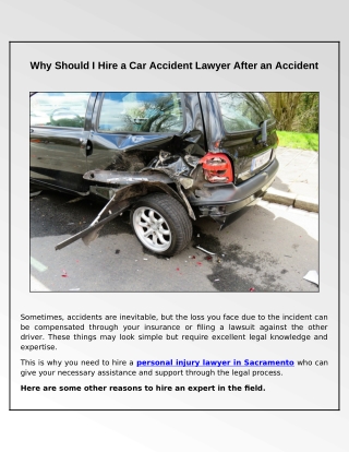 What Are The Reasons to Get a Lawyer After Car Accident?