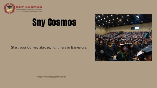 Start your journey abroad, right here in Bangalore.