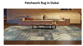 Patchwork Rug in Dubai