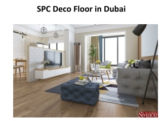 SPC Deco Floor in Dubai