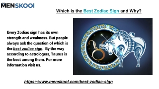 Which is the Best Zodiac Sign and Why?