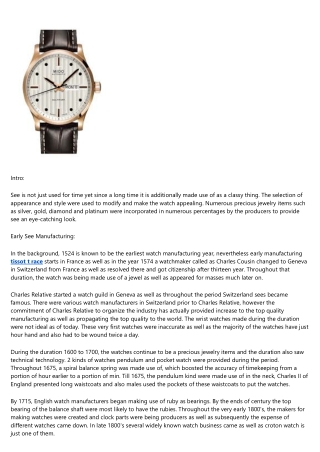 History of Croton Watch