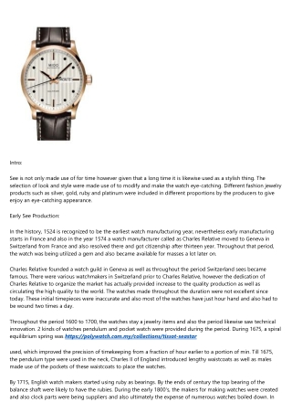 History of Croton Watch