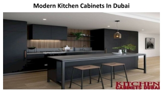 Modern Kitchen Cabinets In Dubai