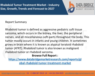 Rhabdoid Tumor Treatment Market