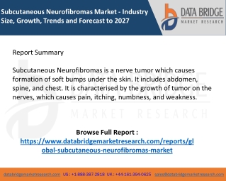 Subcutaneous Neurofibromas Market