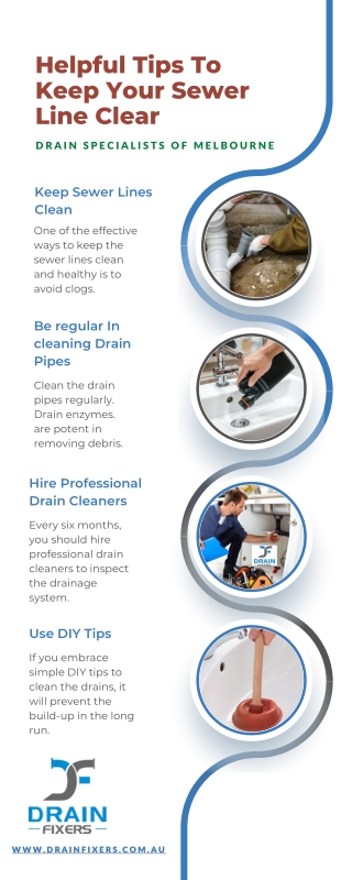 Helpful Tips To Keep Your Sewer Line Clear