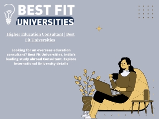 Enquire with Best Fit Universities for Best University