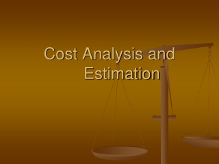 Cost Analysis by MARK HIRSHEY