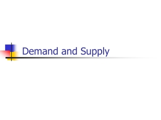 determinants of supply