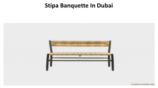 Stipa Banquette In Dubai