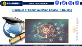 Basic Principles of Communication with Examples: Online Course