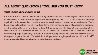 All You Need to Know About the QuickBooks Tool Hub