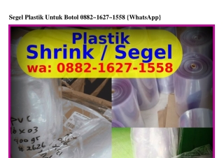 Segel Plastik Untuk Botol O882_I627_I558{WA}
