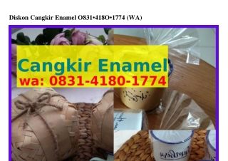 Diskon Cangkir Enamel ౦8ЗI~ԿI8౦~I77Կ(WA)