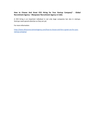 5 ceo hiring