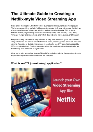 The Ultimate Guide to Creating a Netflix-style Video Streaming App (1)