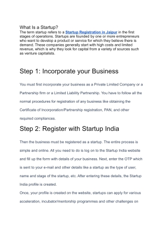 What Is a Startup.docx