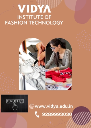 Diploma in Fashion and Design