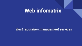 best reputation management services