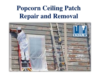 Popcorn Ceiling Patch Repair and Removal