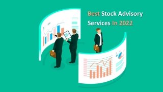 Best Stock Advisory Services In 2022