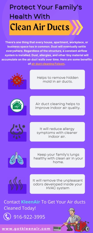 Protect Your Family's Health With Clean Air Ducts