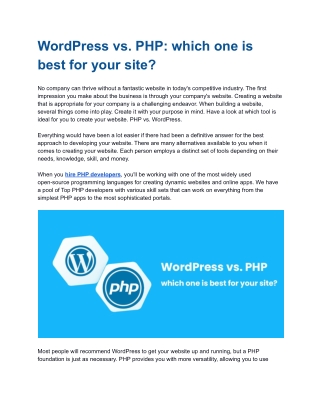 WordPress vs. PHP_ which one is best for your site_.docx