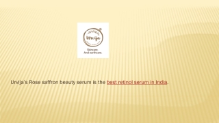 Best Retinol Serum In India