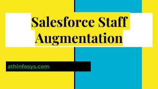 Salesforce Staff Augmentation