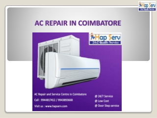 AC Repair in Coimbatore