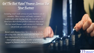 retail finance credit services in Umhlanga