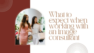 What to expect when working with an image consultant