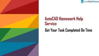 AutoCAD Homework Help Service Get Your Task Completed On Time