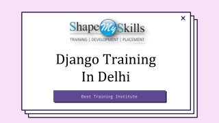 Django Training institute