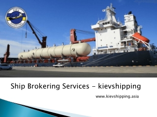 Ship Brokering Services