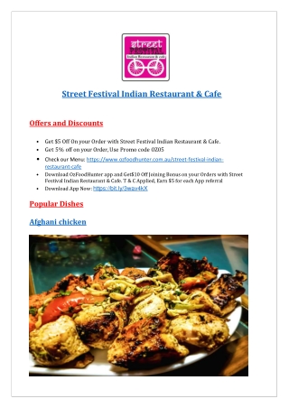street Festival Indian Restaurant