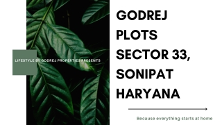 Godrej Plots At Sector 33 Sonipat - PDF