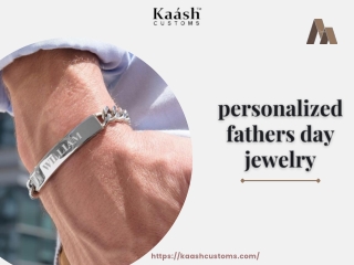 Personalized Fathers Day Jewelry