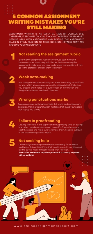 5 Common Assignment Writing Mistakes You're Still Making