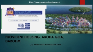 Flats in Goa, 2 bhk flats in goa, 3 bhk flats in goa - Aroha Goa