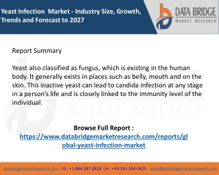 Yeast Infection  Market