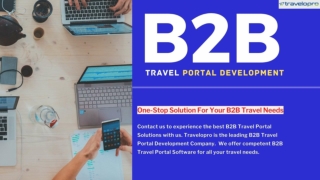 B2B Travel Portal Development  - Travelopro