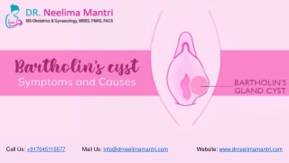 Bartholin’s cyst Symptoms and Causes | Dr Neelima Mantri