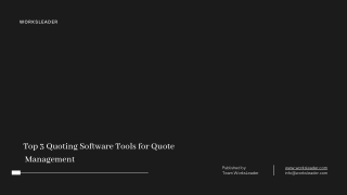 Top 3 Quoting Software Tools for Quote  Management