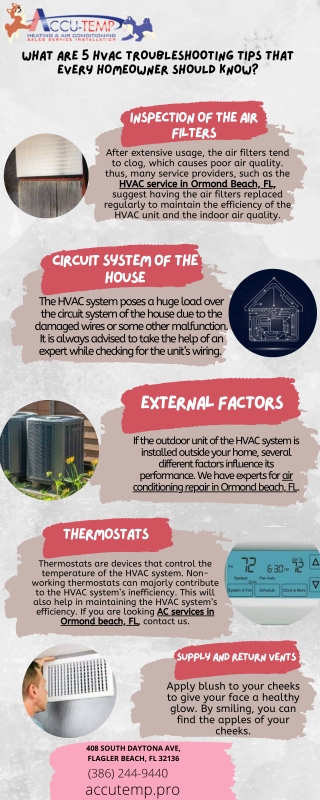 WHAT ARE 5 HVAC TROUBLESHOOTING TIPS THAT EVERY HOMEOWNER SHOULD KNOW