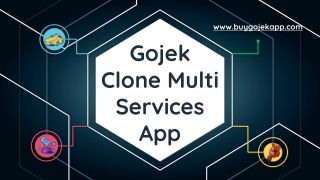 Gojek Clone Multi Services App for your Multi Services Business