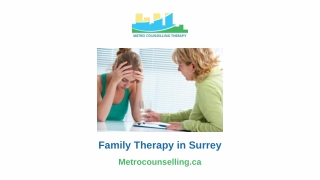 Family Therapy in Surrey