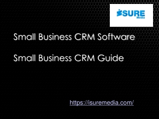 Small Customer Relationship ManaBusiness CRM Software - Small Business CRM Guide